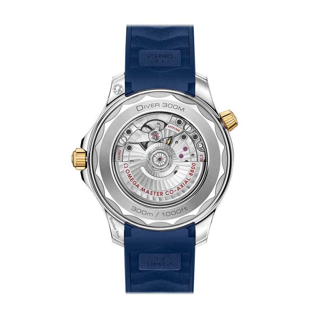 OMG Seamaster Diver 300m Co-Axial Master Chronometer 42mm with Rubber Strap