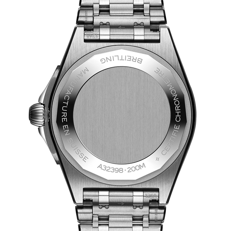 BRT Chronomat 40mm GMT Watch with Black Dial