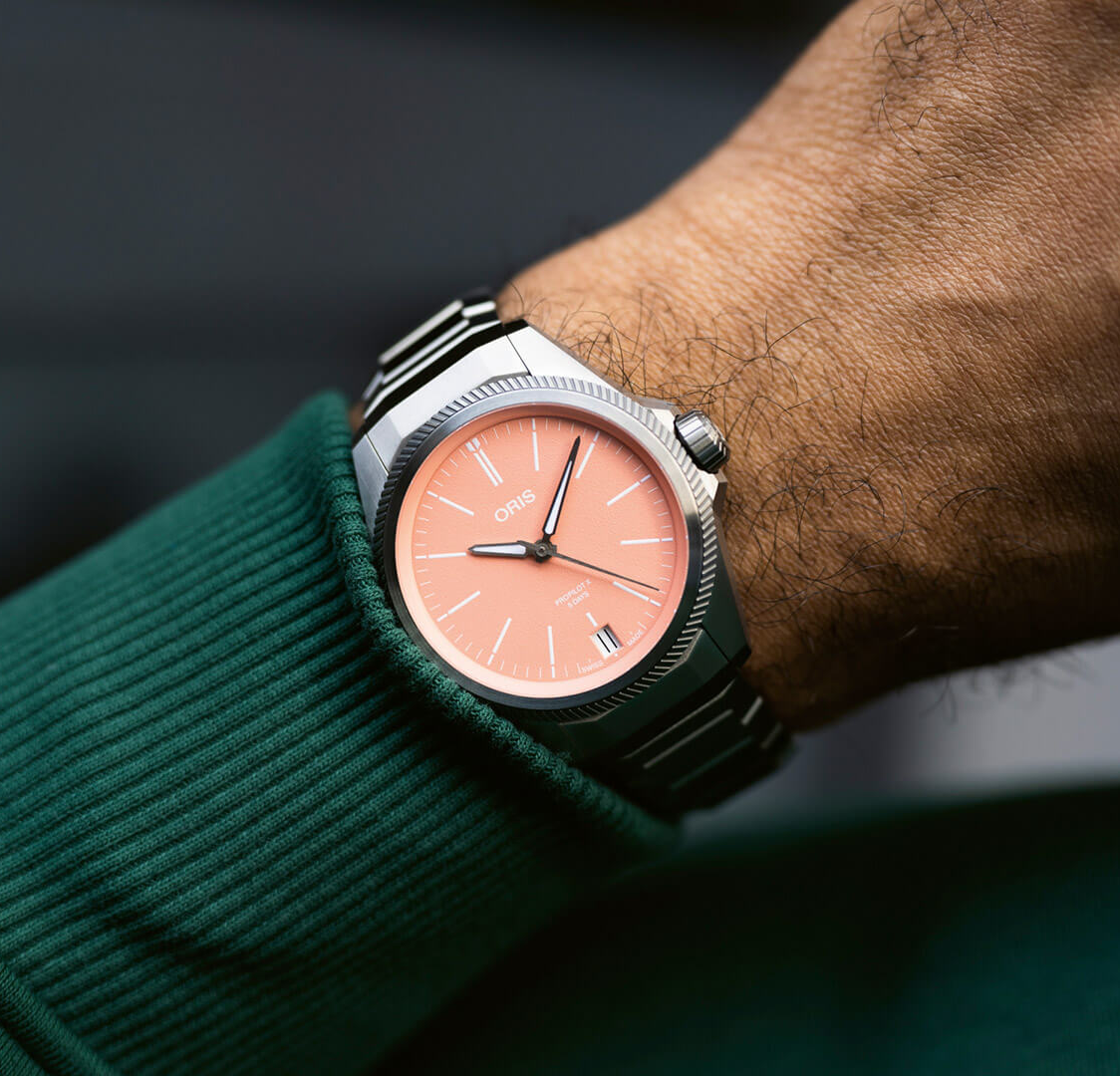 ORS ProPilot X Calibre 400 Watch with Salmon Dial