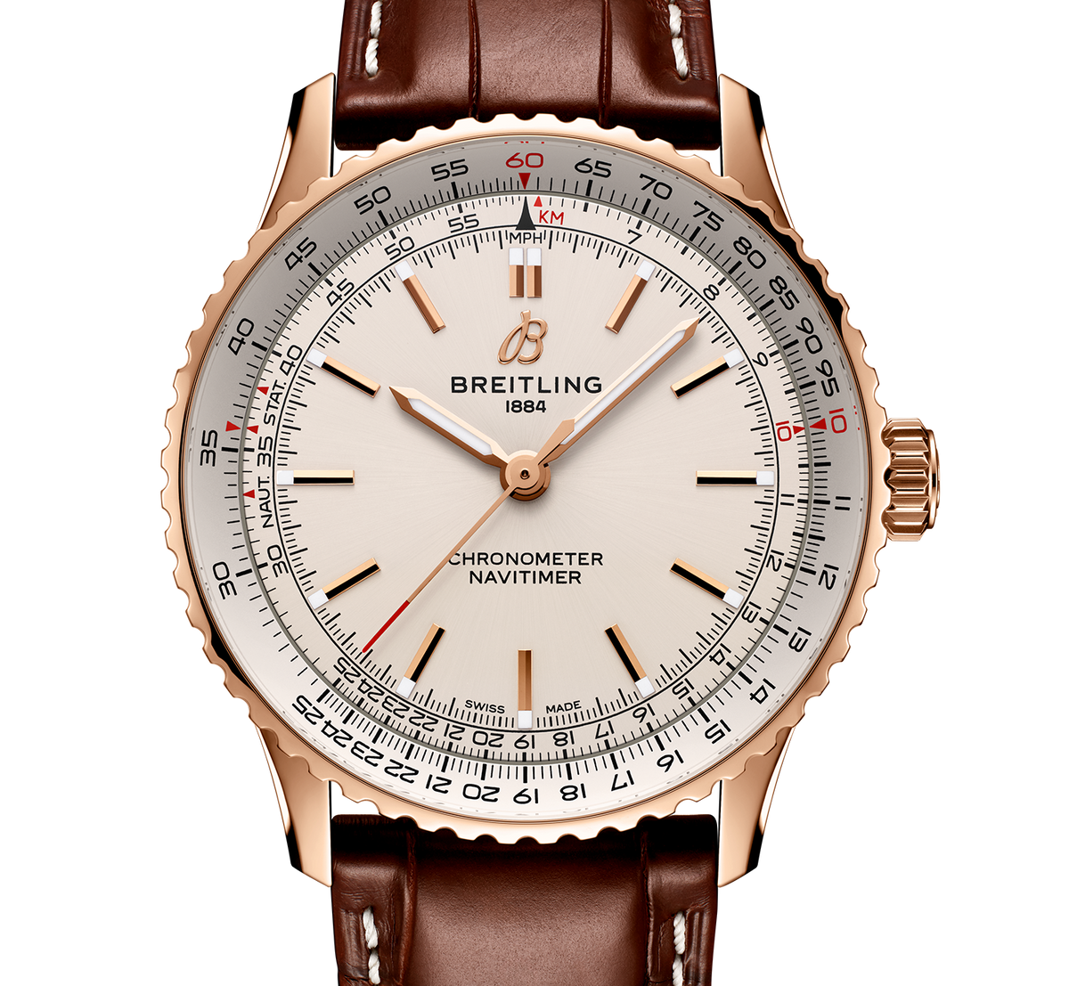BRT Navitimer Automatic 41 Watch with Ivory Dial