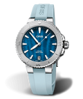 ORS Aquis Date Watch with Blue Mother of Pearl Dial, 36.5mm