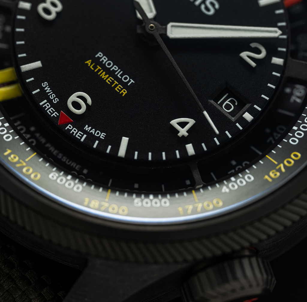 ORS ProPilot Altimeter Watch with Black Dial, 47mm