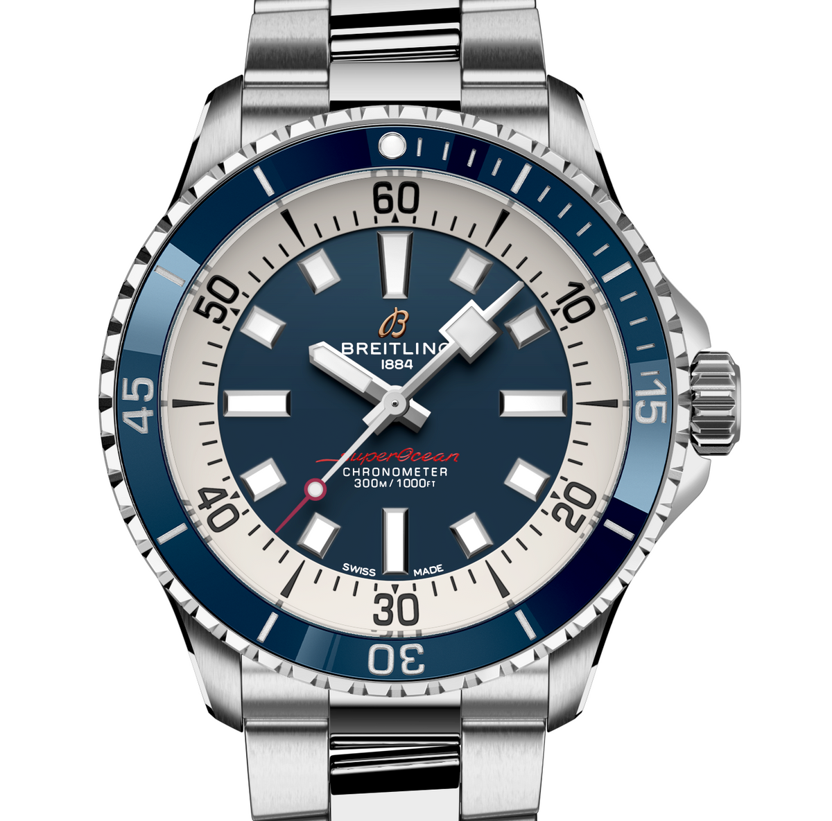 BRT Superocean Blue Watch, 42mm