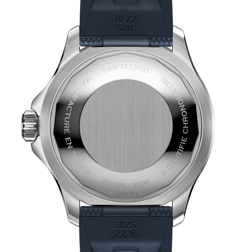 BRT Superocean Blue on Rubber Watch, 42mm