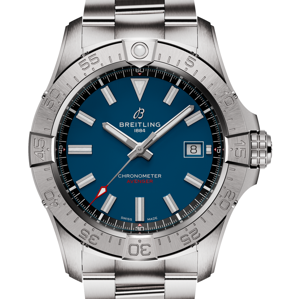 BRT Avenger Automatic 42mm Watch with Blue Dial