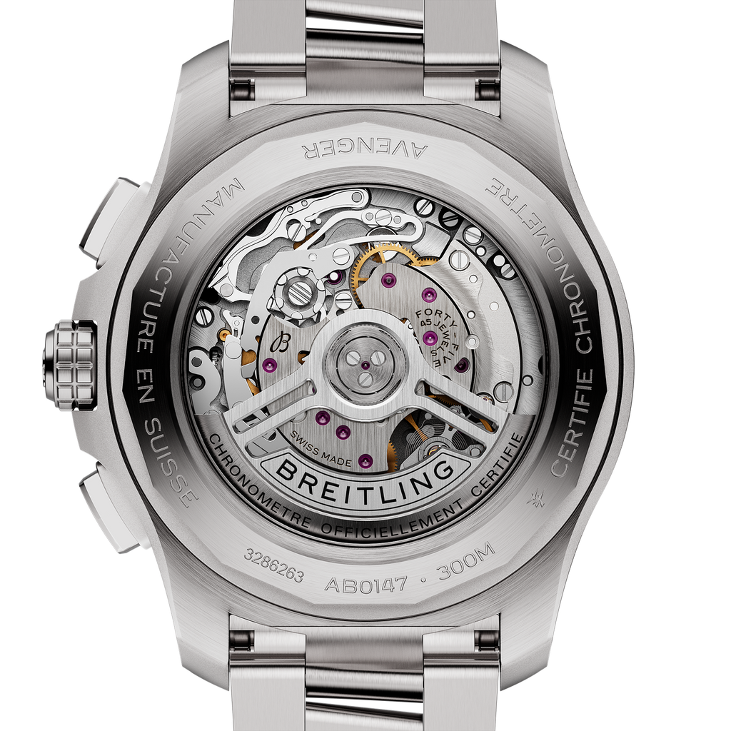 BRT Avenger B01 Chronograph 44mm Watch with Beige Dial