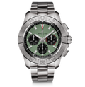 BRT Avenger B01 Chronograph 44mm Watch with Green Dial