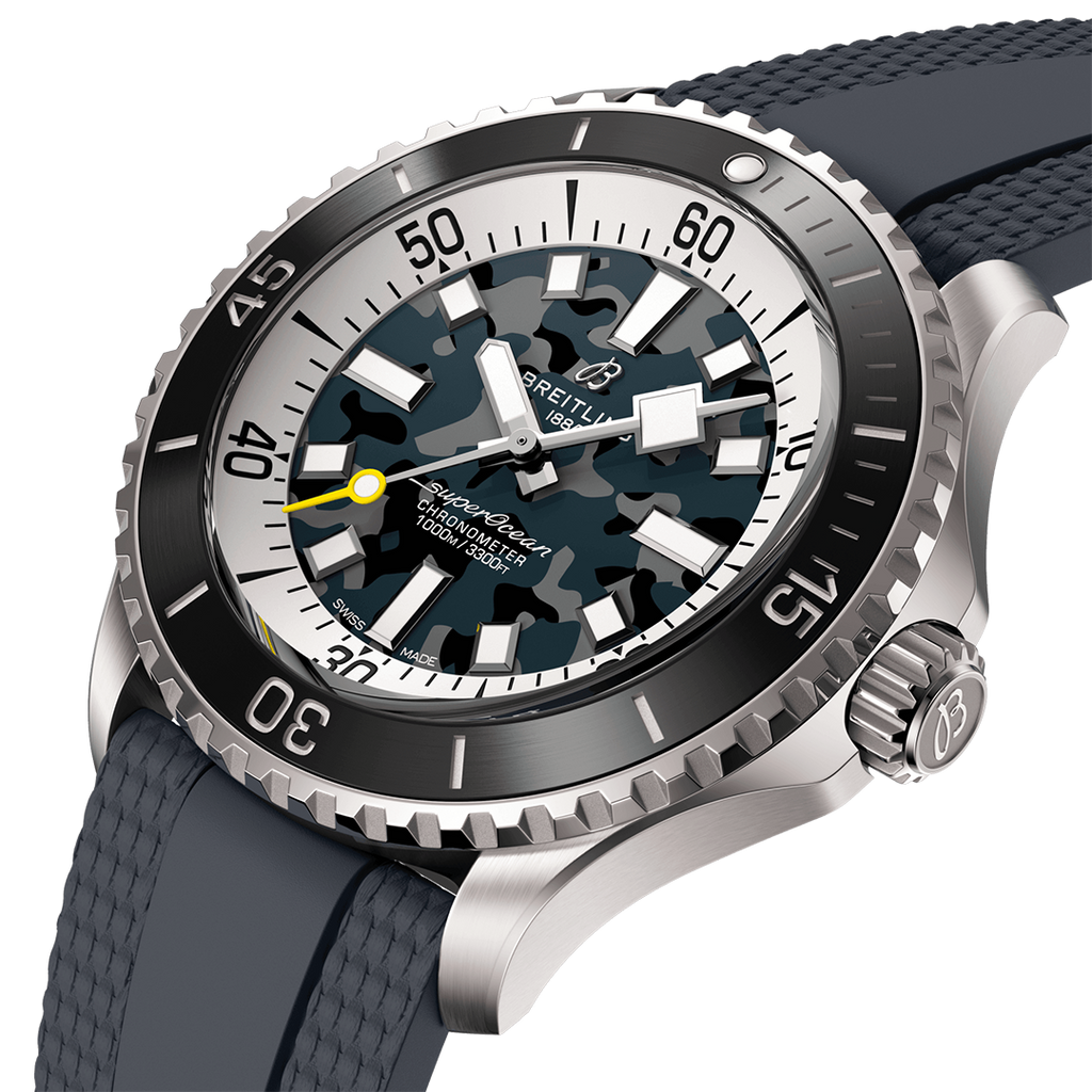BRT Superocean Automatic 46 Super Diver Watch with Camo Dial