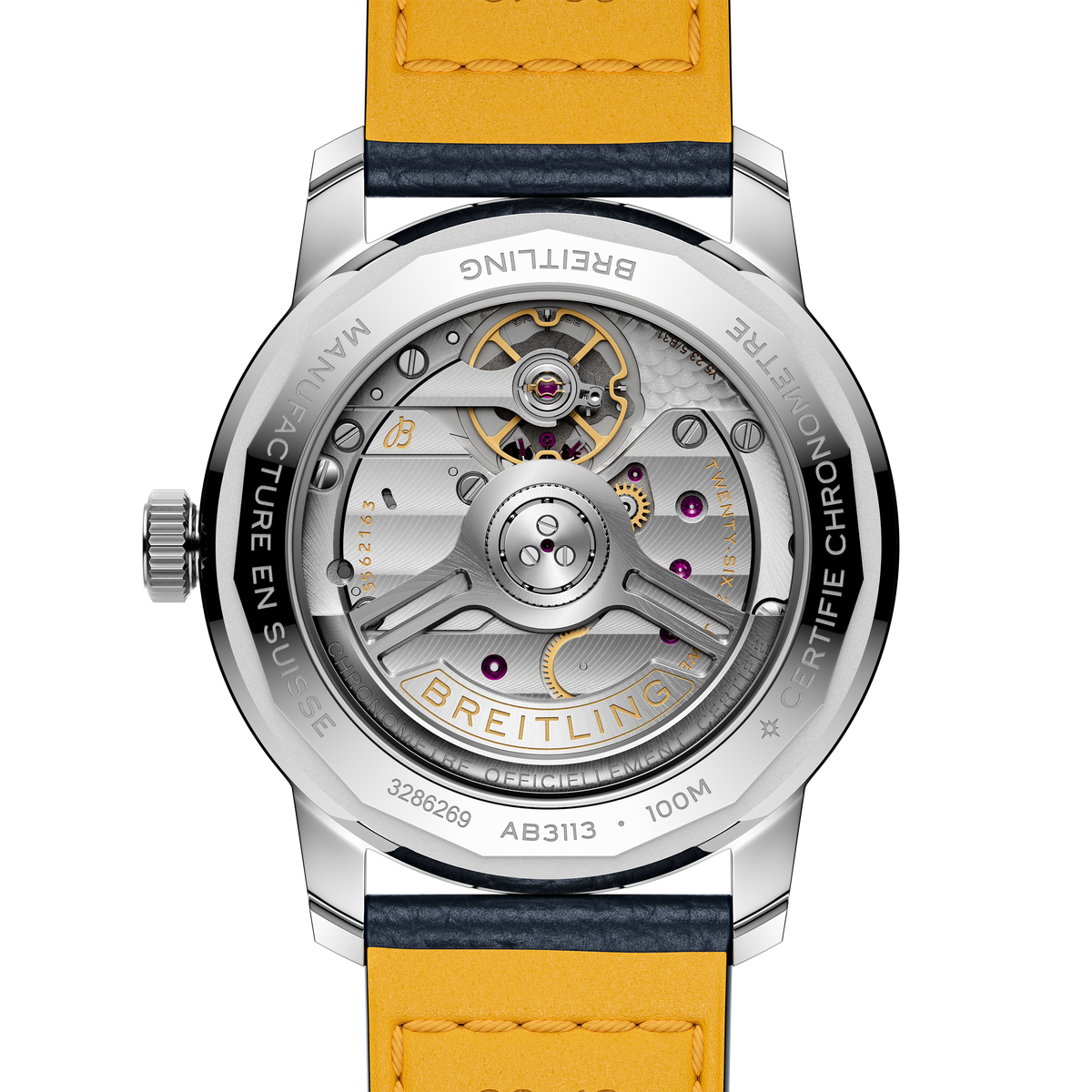 BRT Top Time B31 38mm Watch with Blue Leather Strap