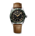 LNGS Spirit Zulu Time 39mm Watch with Brown Leather Strap