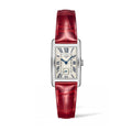 LNGS DolceVita Collection 23mm Ladies' Watch on Red Leather Strap