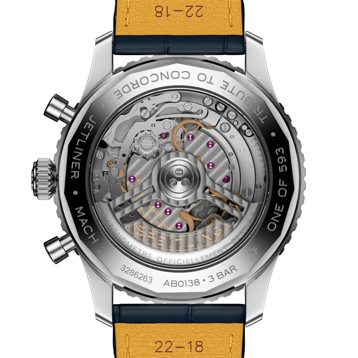BRT Navitimer B01 Chronograph 43 Watch, Tribute to Concorde