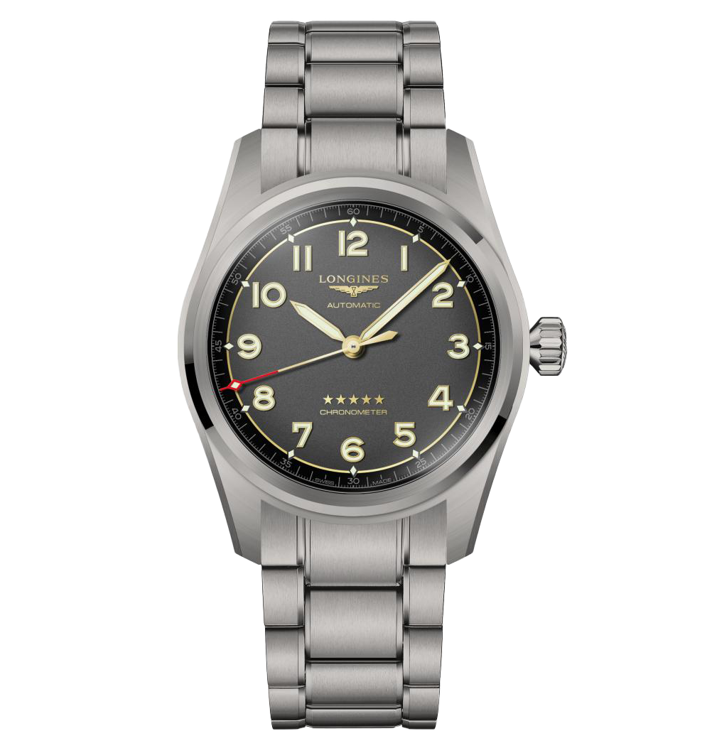 LNGS Spirit 42mm Watch with Titanium Bracelet