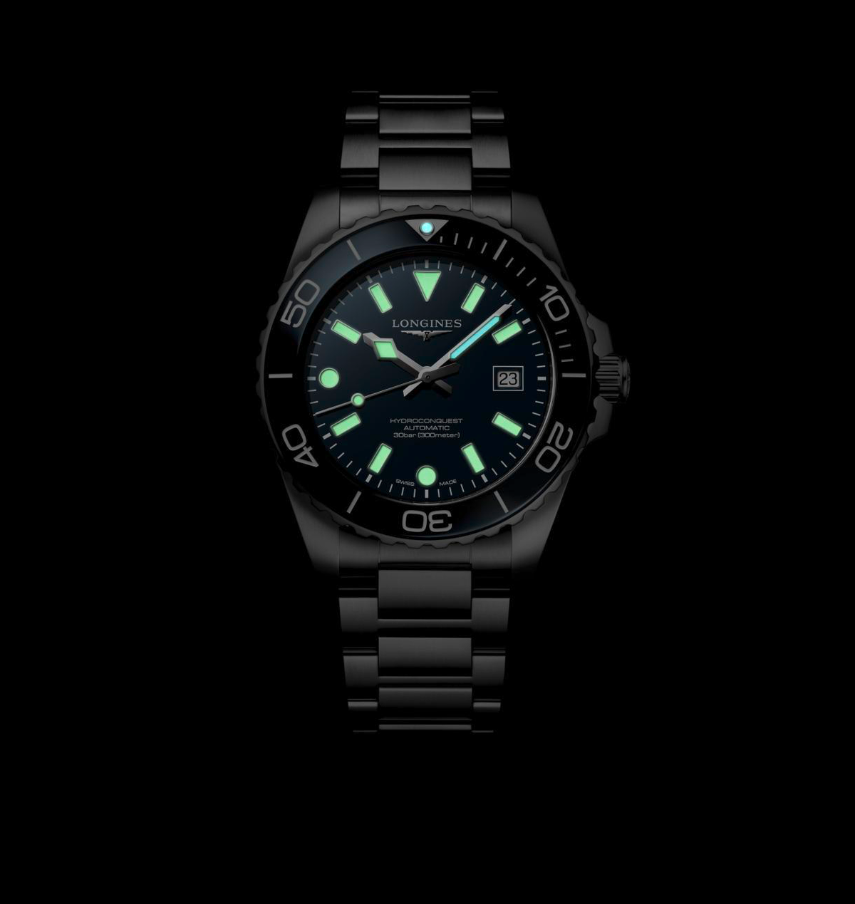 LNGS Hydroconquest 42mm with Blue Dial