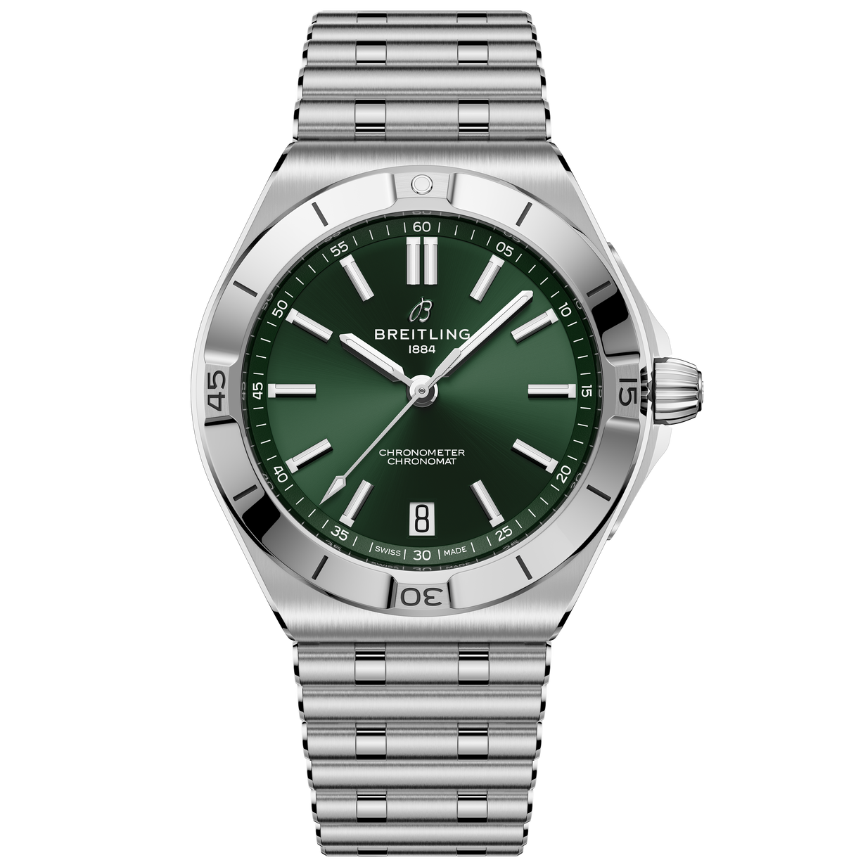 BRT Chronomat B31 Automatic 40 Watch with Green Dial