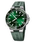ORS Aquis Date Watch with Green Rubber Strap, 43.50mm
