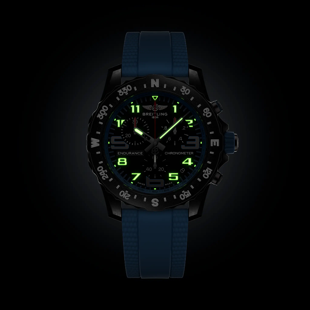 BRT Endurance Pro 44 Watch with Light Blue Strap