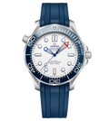 OMG Seamaster Diver 300m, 42mm with White Dial