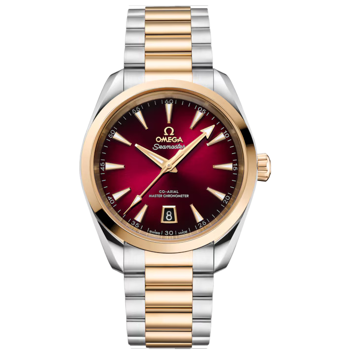 OMG Seamaster Aqua Terra 150m, 38mm with Red Dial