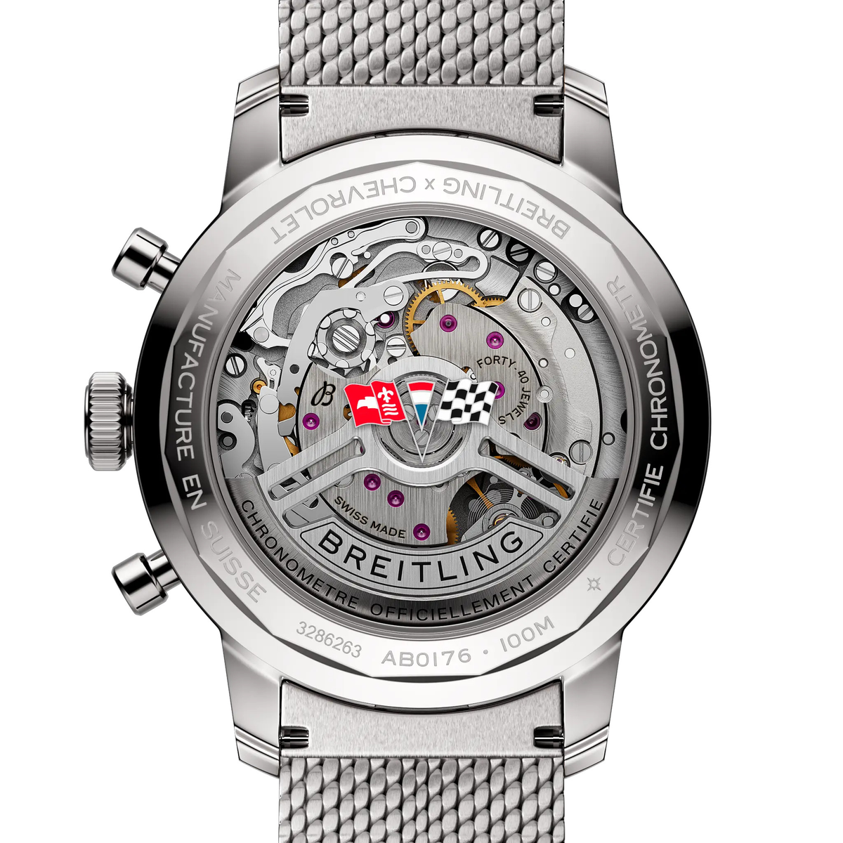 BRT Top Time B01 Chevrolet Corvette Watch with Red Dial