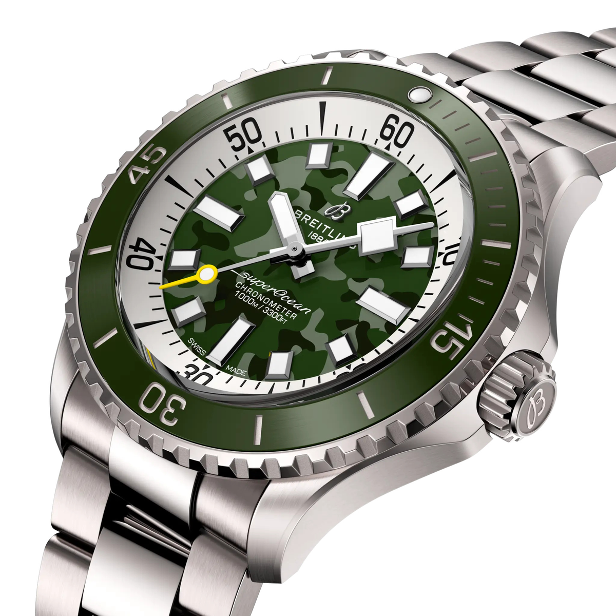 BRT Superocean Automatic 46 Super Diver Watch with Titanium Bracelet