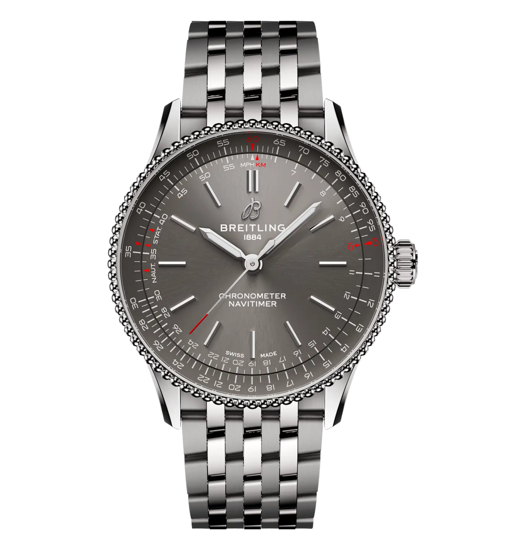 BRT Navitimer Automatic 36 Watch with Stainless Steel Bracelet