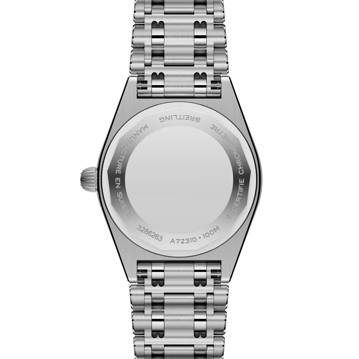 BRT Chronomat 28 Watch with Blue Mother of Pearl Dial