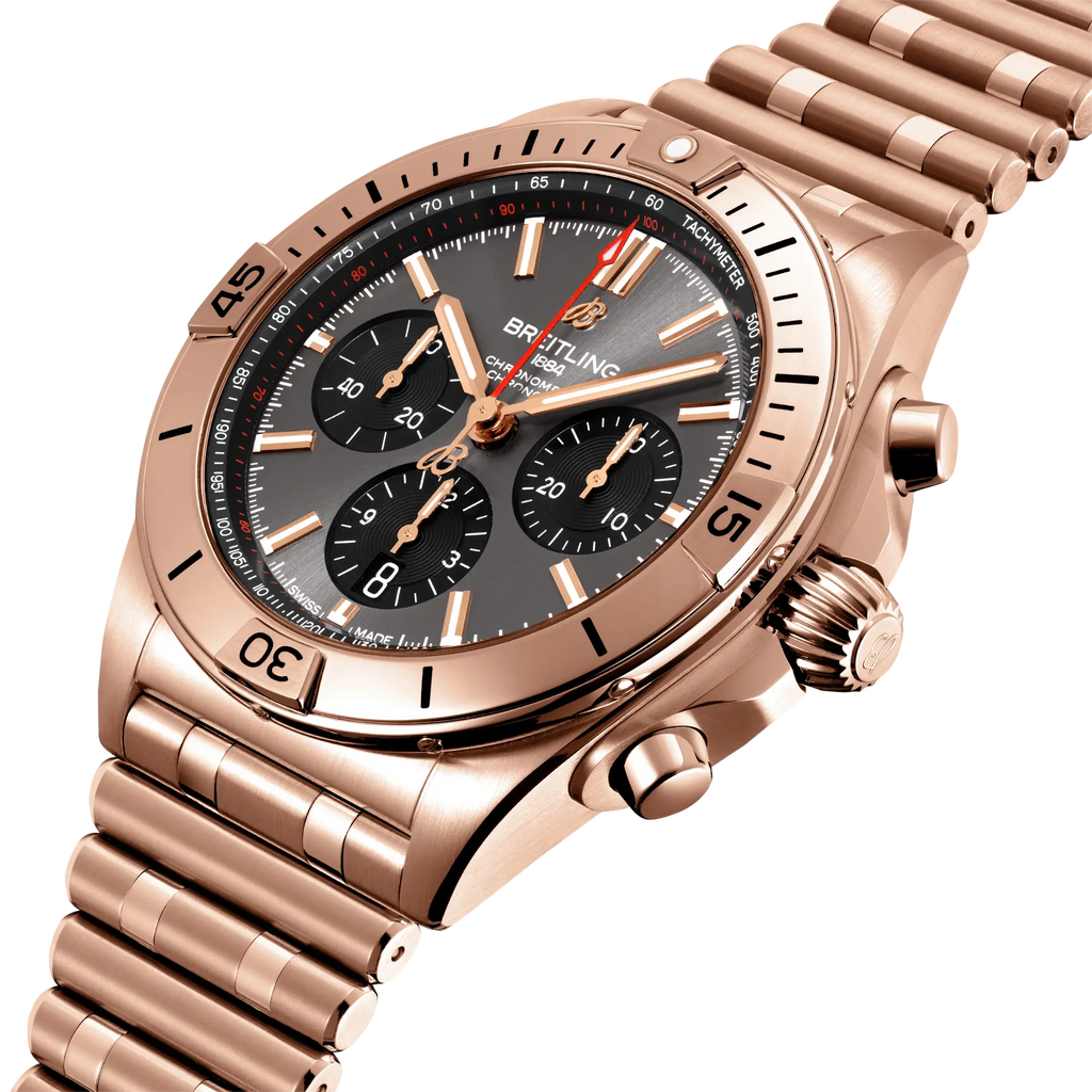 BRT Chronomat B01 42 Watch with Anthracite Dial
