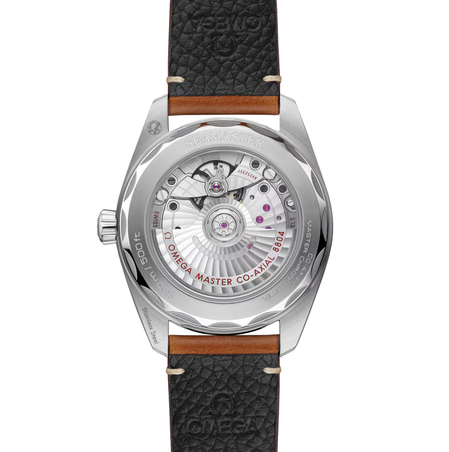 OMG Seamaster Railmaster, 38mm with Brown Leather Strap