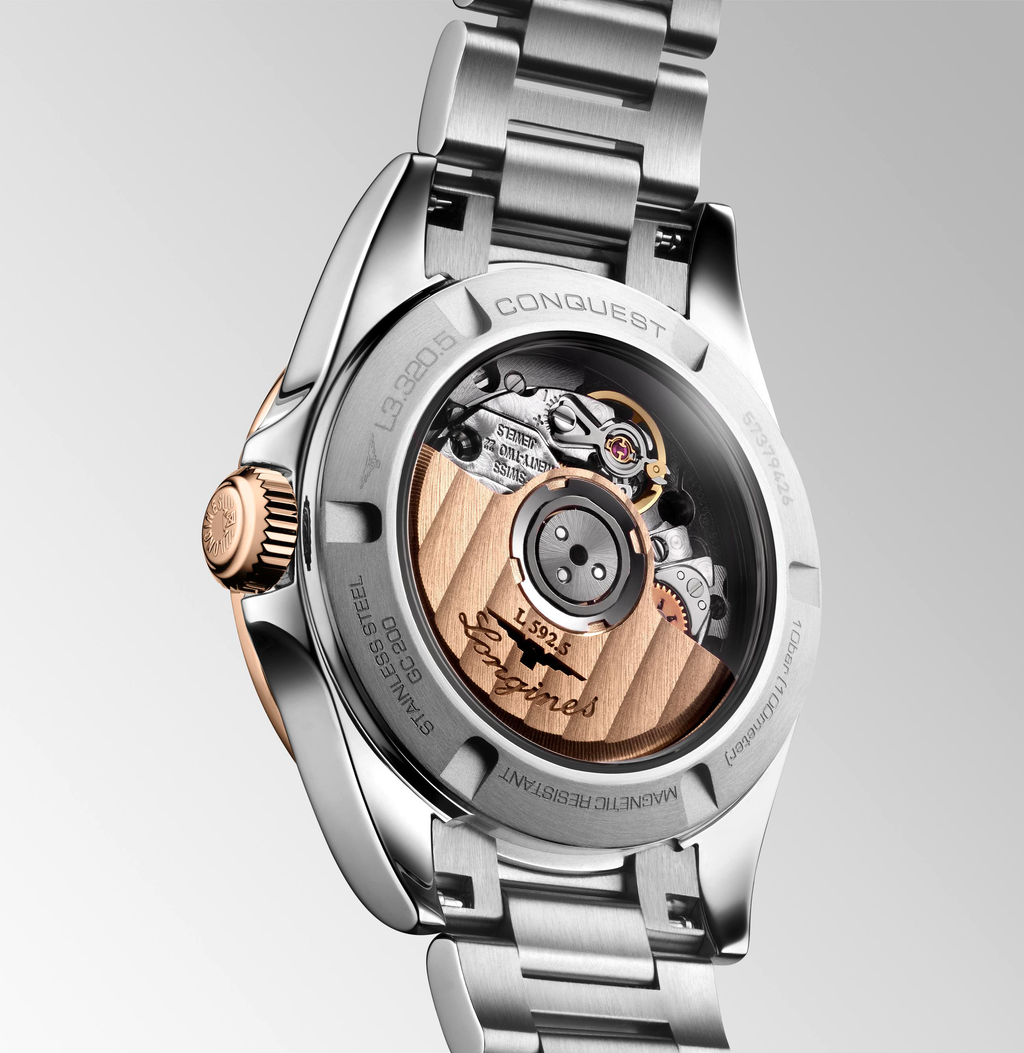 LNGS Conquest 30mm Watch with Sunray Silver Dial
