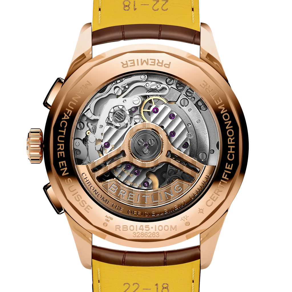 BRT Premier B01 Chronograph 42 Watch with Cream Dial