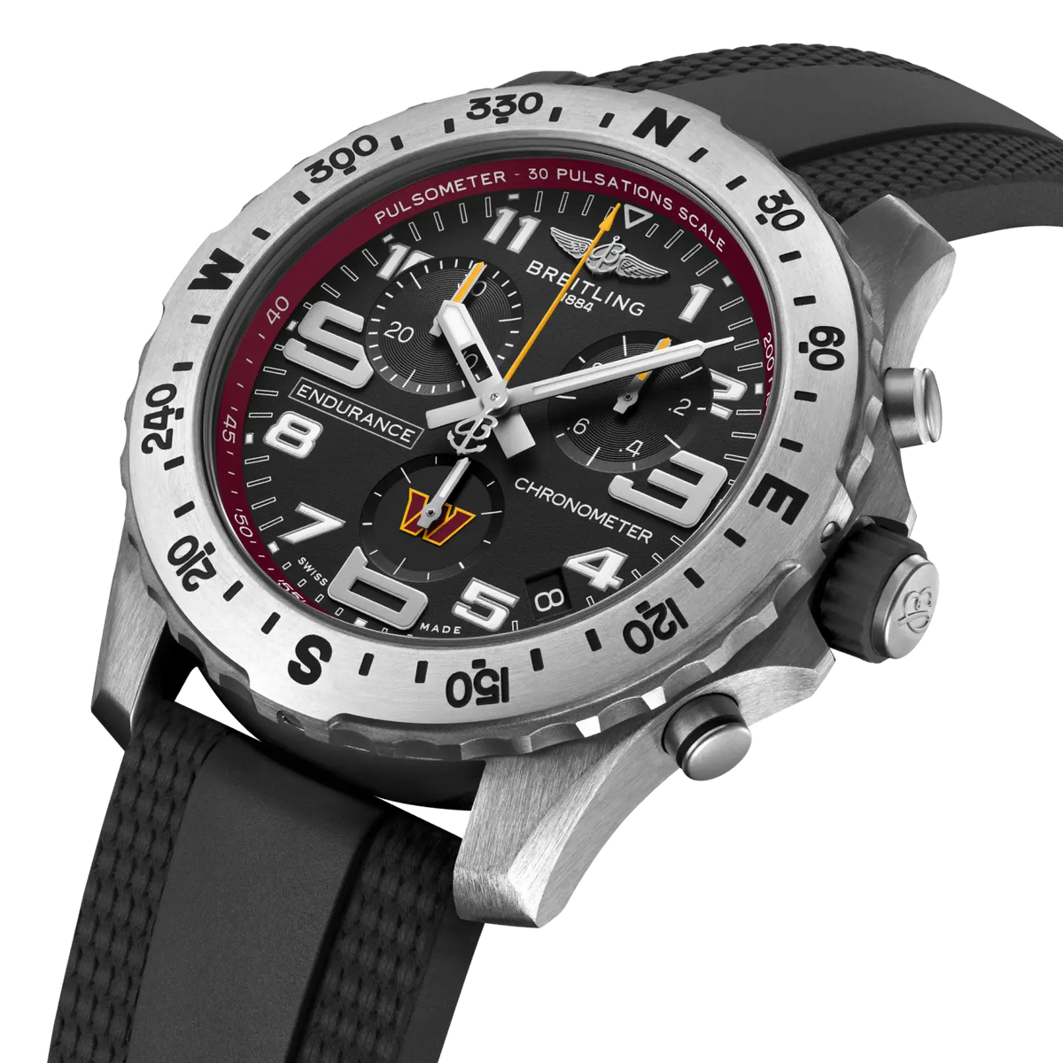 BRT Professional Endurance Pro 44 NFL Washington Commanders Edition with Rubber Strap