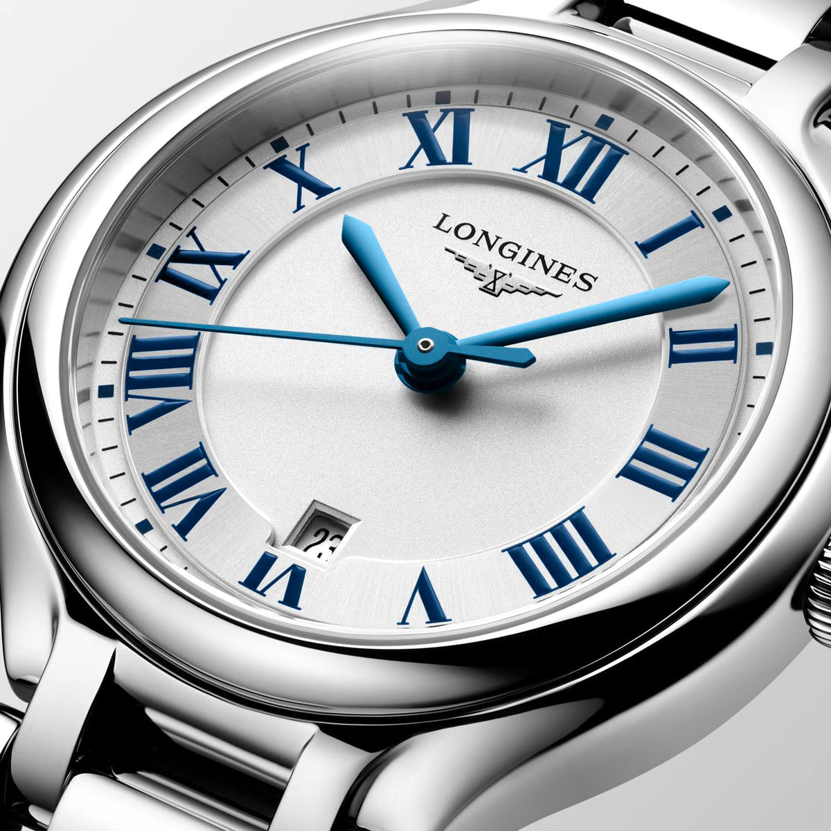 LNGS PrimaLuna 30mm Watch with Stainless Steel Bracelet