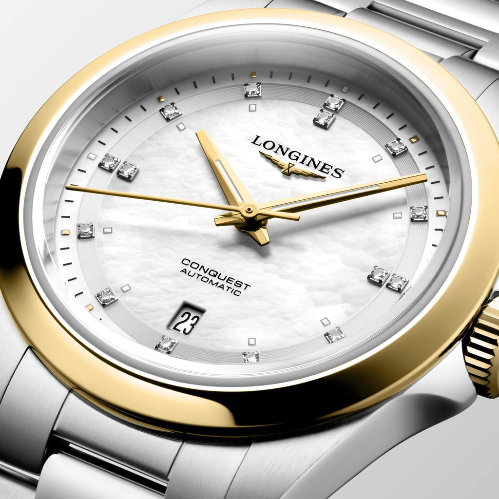LNGS Conquest 30mm Watch with Diamonds
