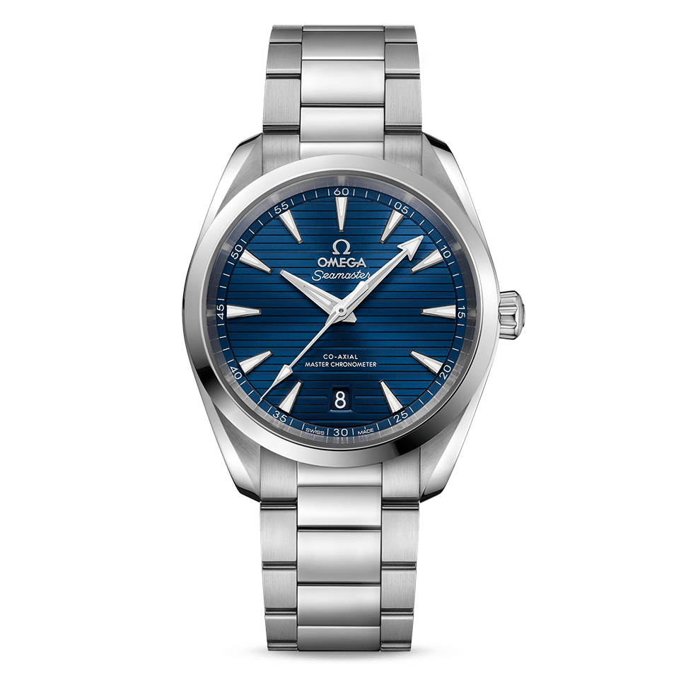 OMG Seamaster Aqua Terra 150m Co-Axial Master Chronometer 38mm with Blue Dial