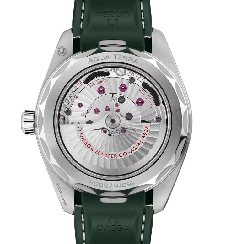 OMG Seamaster Aqua Terra 150m, 43mm with Green Rubber Strap