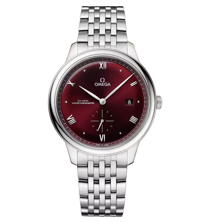 OMG De Ville Prestige, 41mm with Burgundy Dial