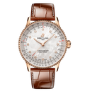 BRT Navitimer Automatic 36 Watch with Brown Leather Strap