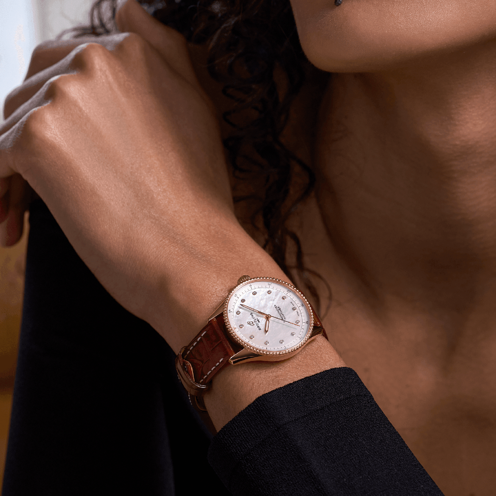 BRT Navitimer 32mm Watch with Diamonds