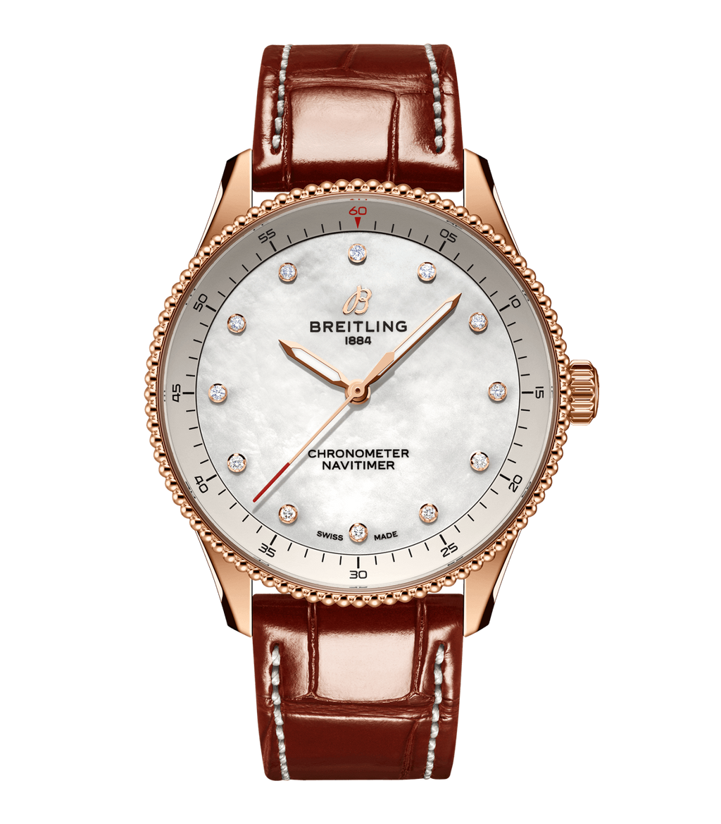 BRT Navitimer 32mm Watch with Diamonds