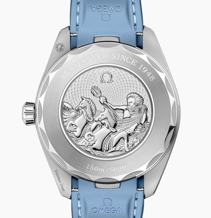 OMG Seamaster Aqua Terra 150m, 43mm with Blue Rubber Strap