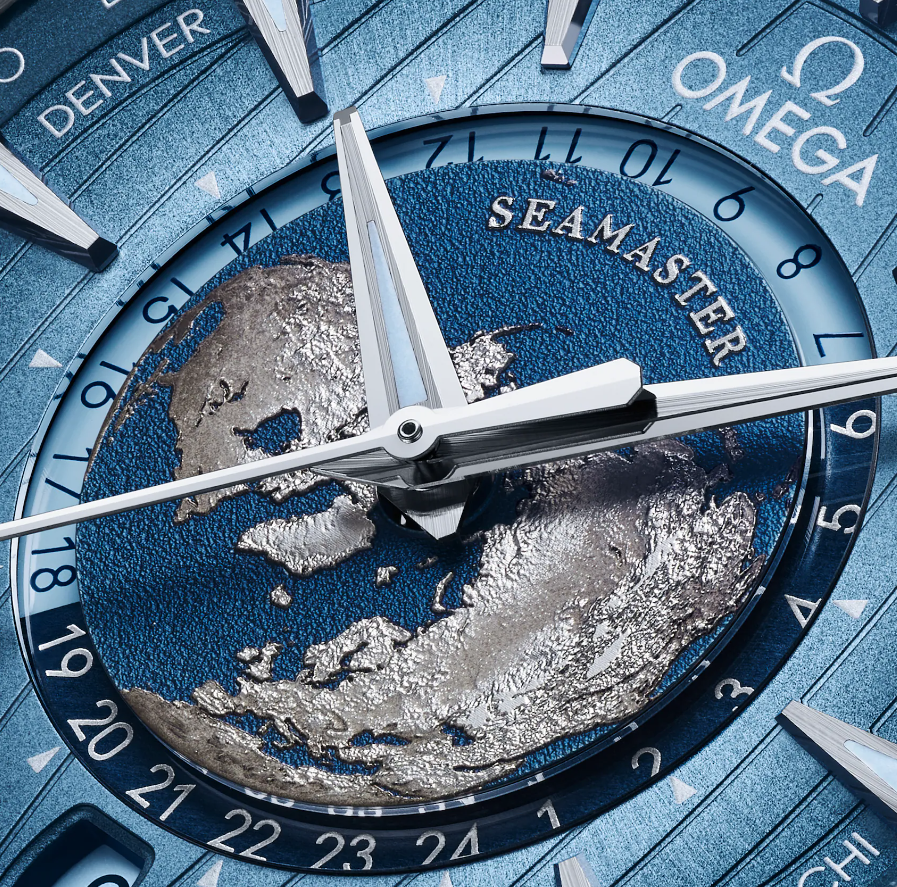 OMG Seamaster Aqua Terra 150m, 43mm with Blue Rubber Strap