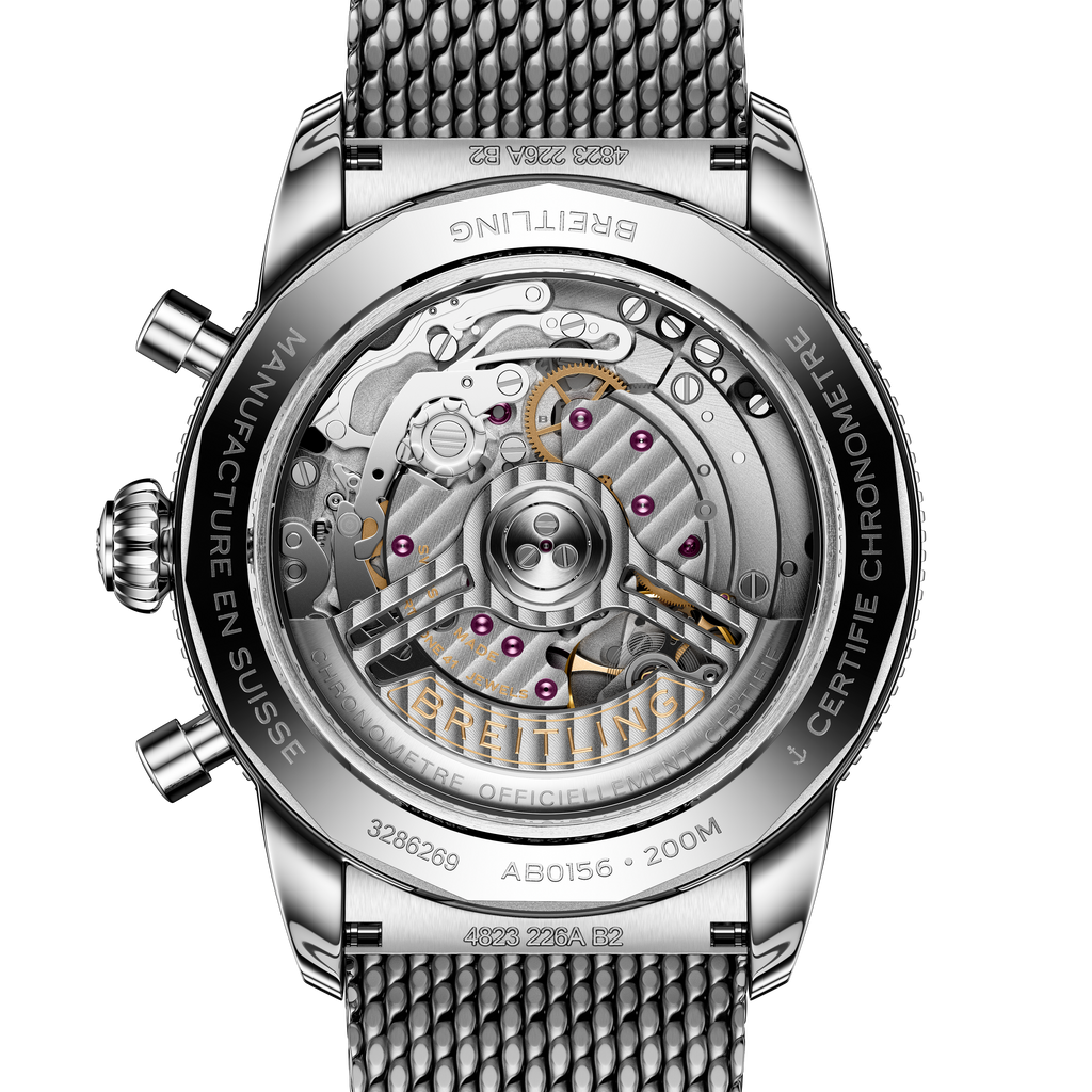 BRT Superocean Heritage B01 Chronograph 42 Watch with Blue Dial