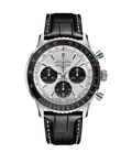 BRT Navitimer B01 43mm Watch with Silver Dial