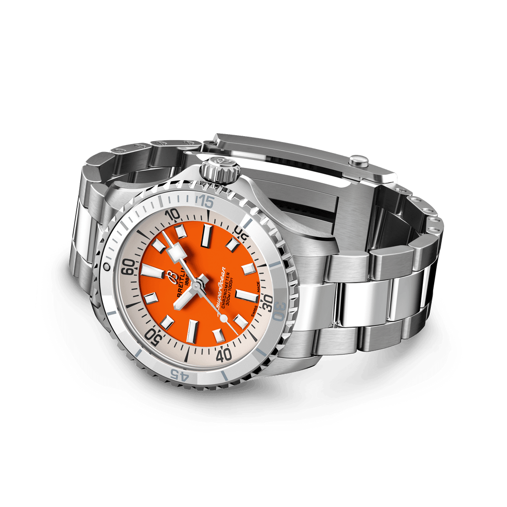 BRT Superocean Orange Watch, 36mm