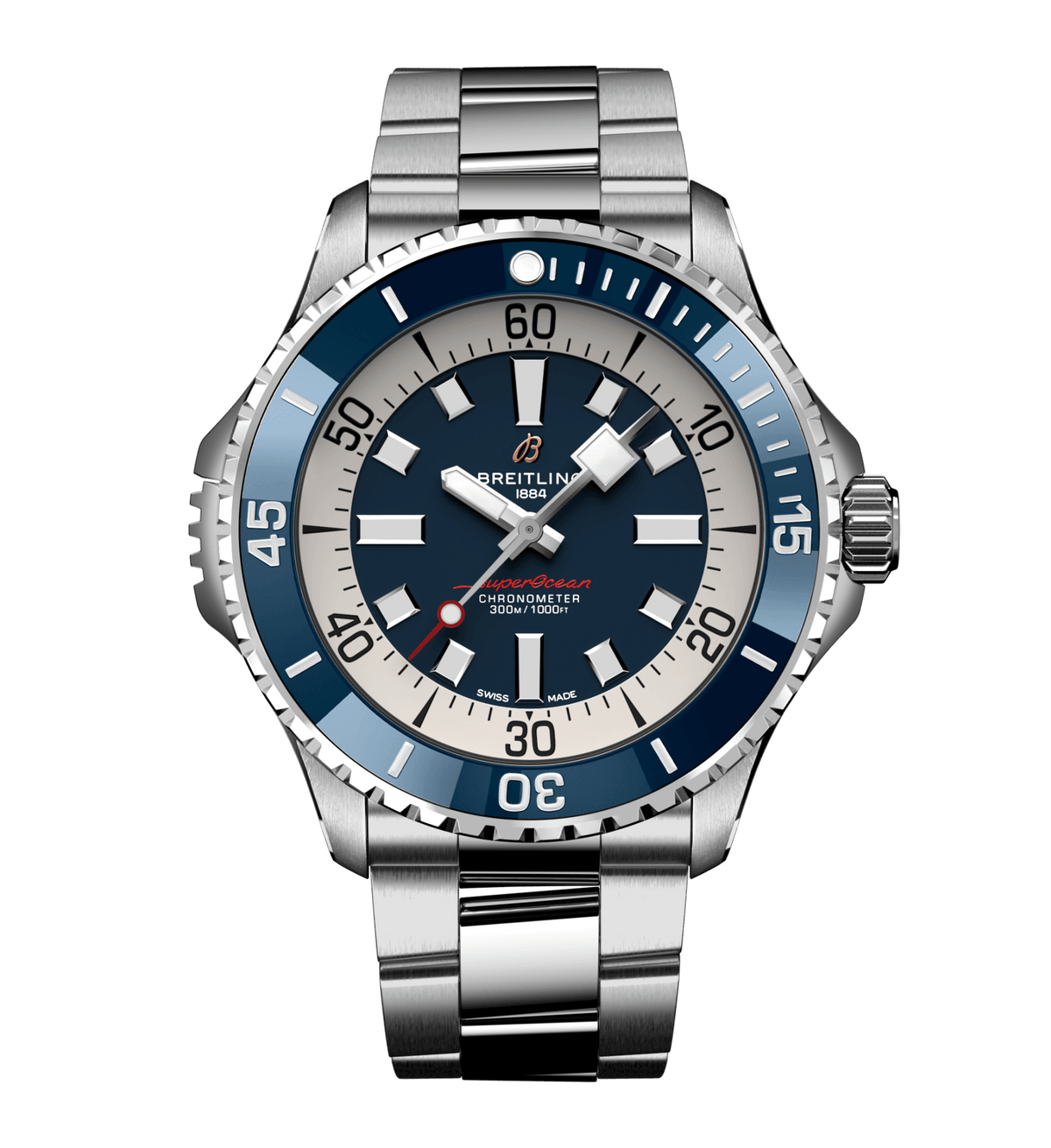 BRT Superocean Blue Watch, 46mm