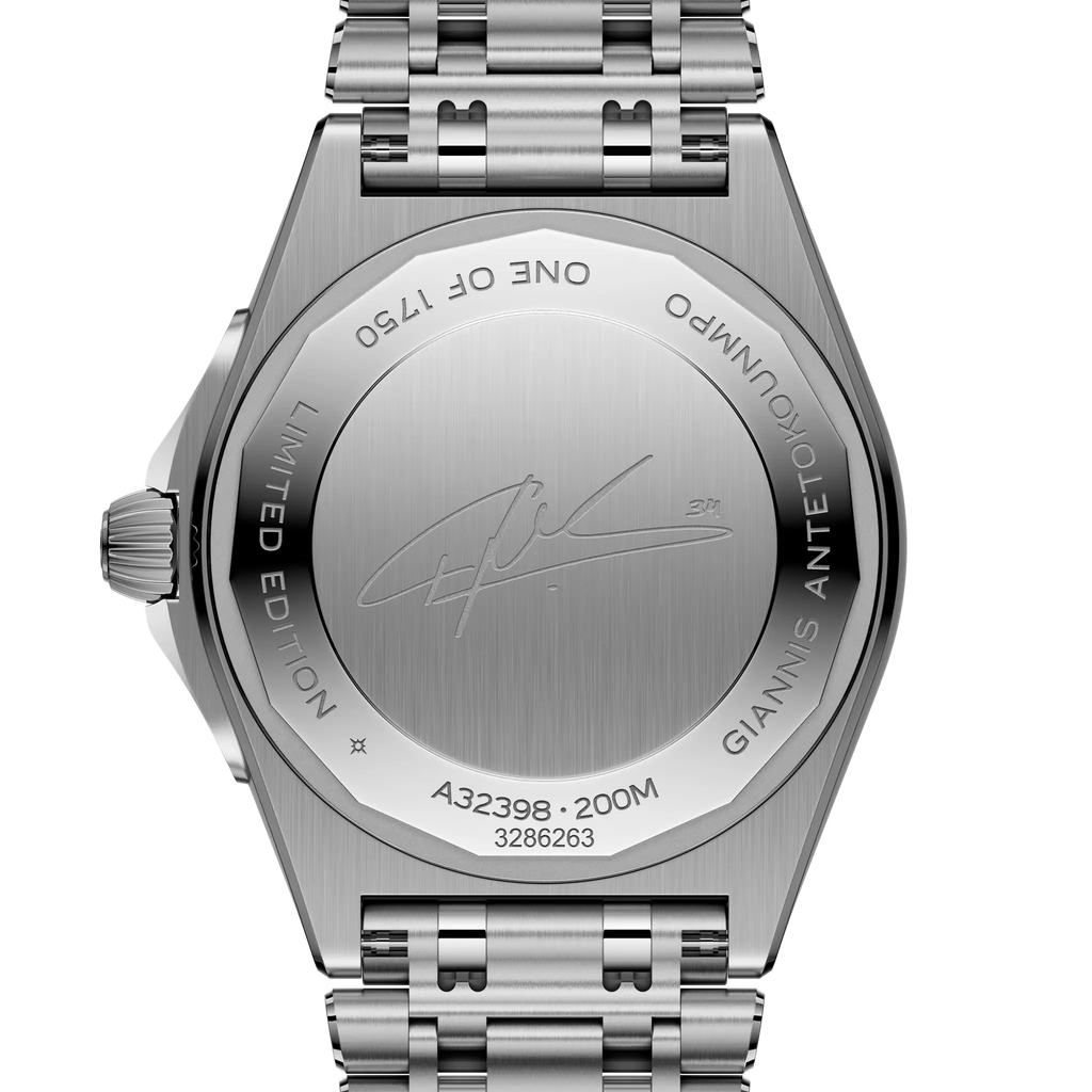 BRT Chronomat Automatic GMT 40 Giannis Antetokounmpo Watch with Stainless Steel Bracelet