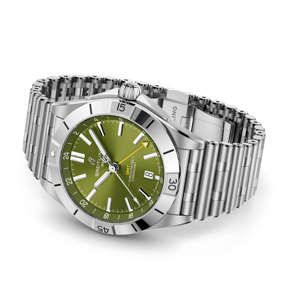 BRT Chronomat Automatic GMT 40 Giannis Antetokounmpo Watch with Stainless Steel Bracelet