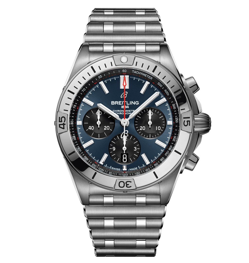 BRT Chronomat B01 42 Steel with Blue Dial