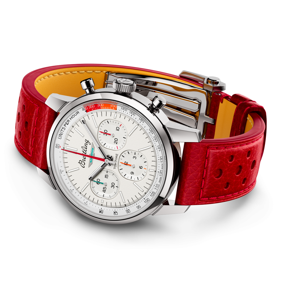 BRT Top Time B01 Ford Thunderbird 41mm Watch with White Dial